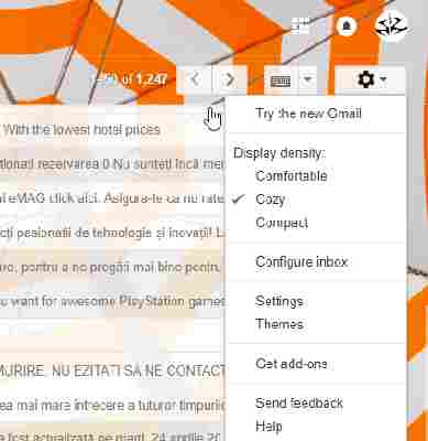 Interfata Gmail a fost reimprospatata